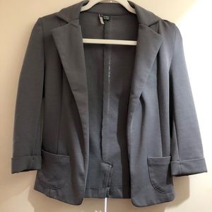 Gray cotton blazer, size XS/S